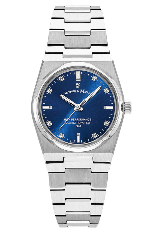 JDM Horizon Ladies 31mm 50m Blue Dial Stainless Steel Strap Watch