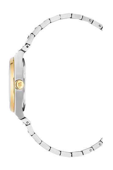 JDM Horizon Ladies 31mm 50m White Dial Two Tone Strap Watch