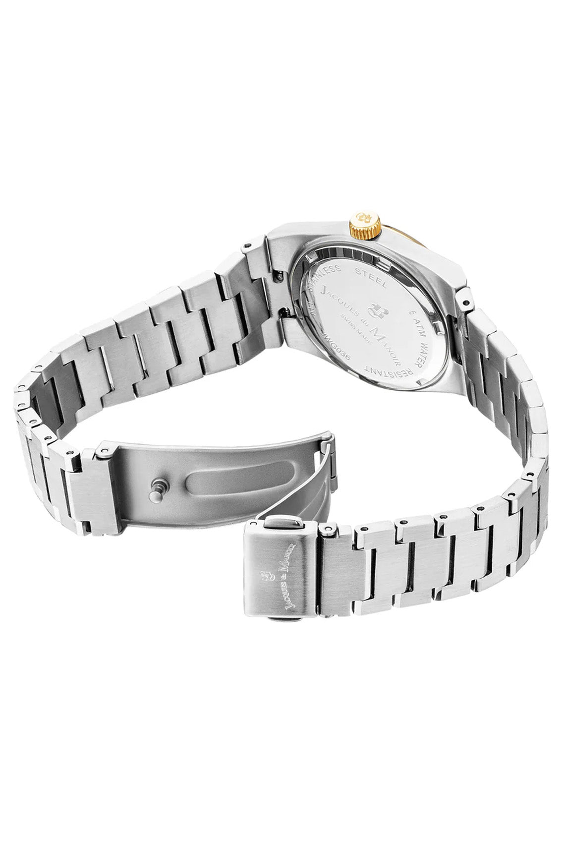 JDM Horizon Ladies 31mm 50m White Dial Two Tone Strap Watch