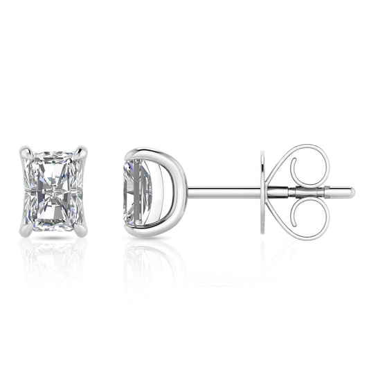 1.00ct Lab Grown Diamond Stud Earrings in 9K White Gold