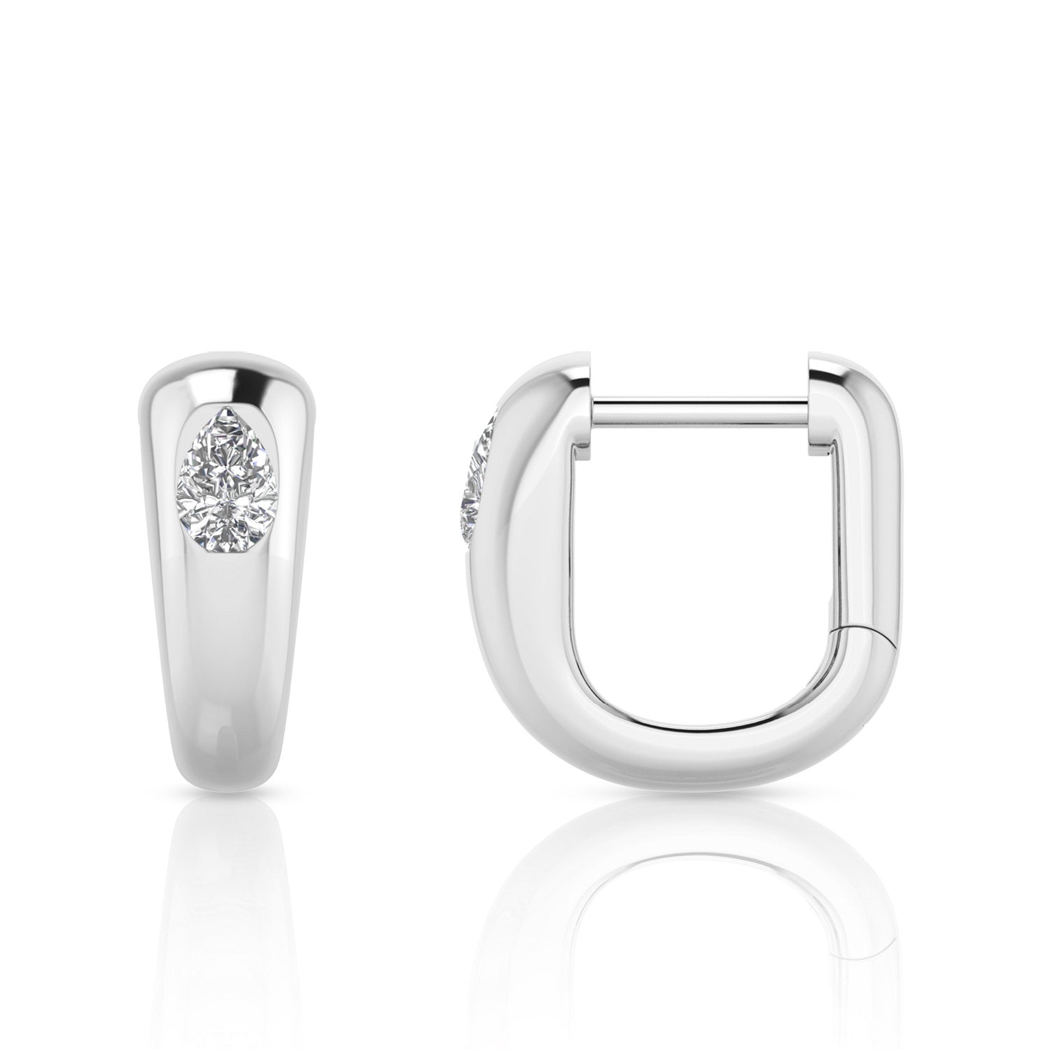 0.20ct Lab Grown Diamond Earrings in 9K White Gold