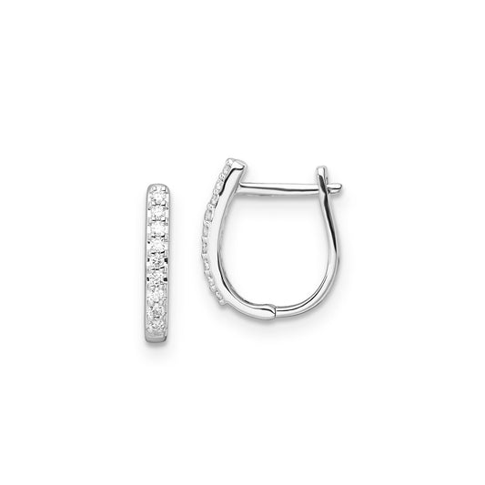 0.10ct Lab Grown Diamond Earrings in 9K White Gold
