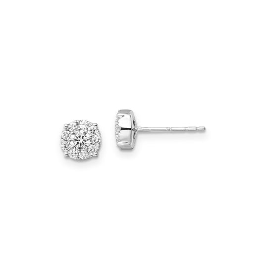 0.50ct Lab Grown Diamond Earrings in 9K White Gold