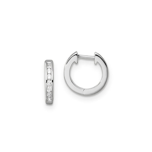 0.10ct Lab Grown Diamond Earrings in 9K White Gold