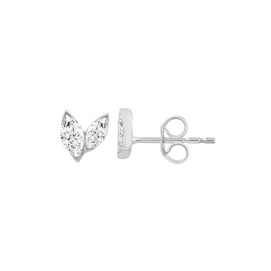 0.32ct Lab Grown Diamond Earrings in 9K White Gold