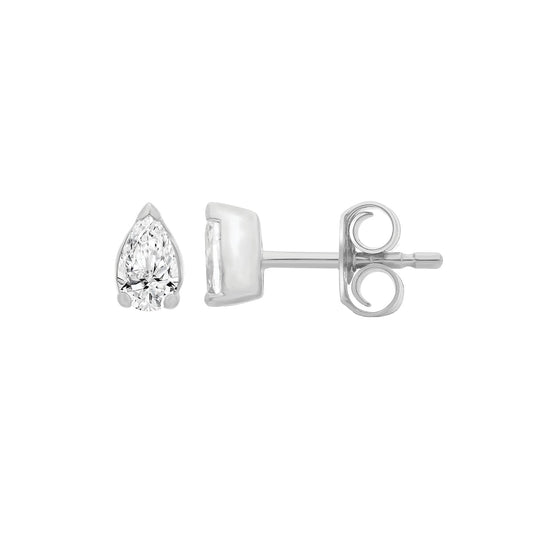 0.32ct Lab Grown Diamond Stud Earrings in 9K White Gold