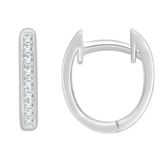 0.15ct Lab Grown Diamond Earrings in 9K White Gold