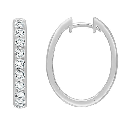 1.50ct Lab Grown Diamond Earrings in 9K White Gold