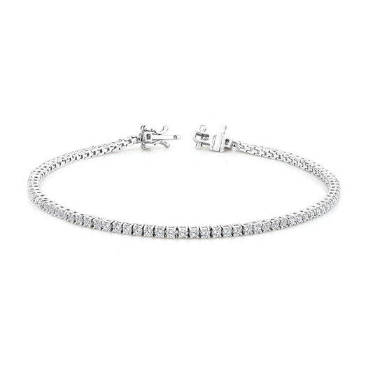 2.00ct Lab Grown Diamond Bracelet in 9K White Gold