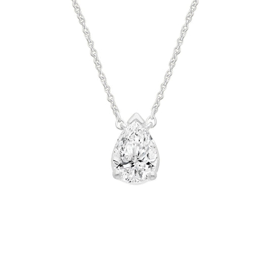 0.26ct Lab Grown Diamond Necklace in 9K White Gold
