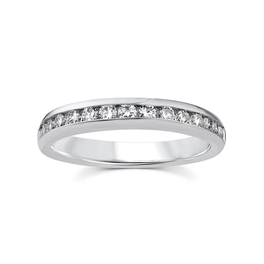 0.50ct Lab Grown Diamond Ring in 9K White Gold