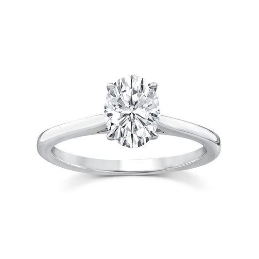 1.00ct Lab Grown Diamond Ring in 9K White Gold