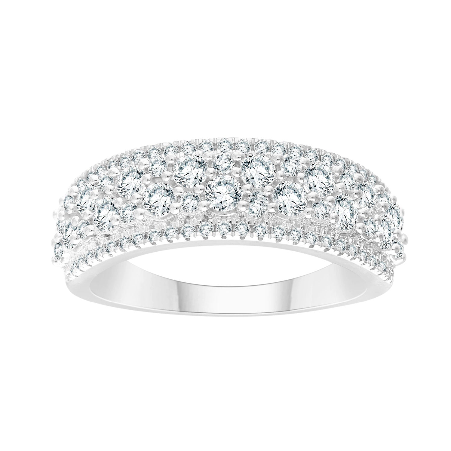 1.00ct Lab Grown Diamond Ring in 9K White Gold
