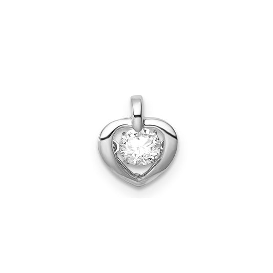0.25ct Lab Grown Diamond Pendant in 9K White Gold