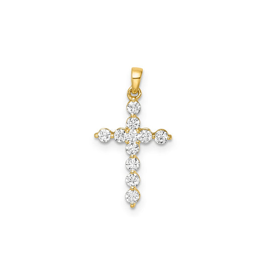 0.40ct Lab Grown Diamond Pendant in 9K Yellow Gold