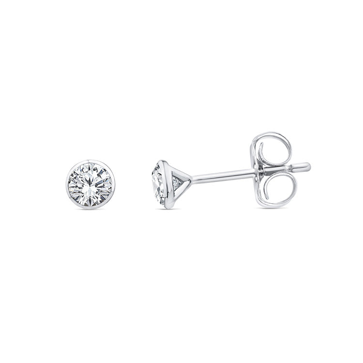 0.50ct Lab Grown Diamond Earrings in 9K White Gold