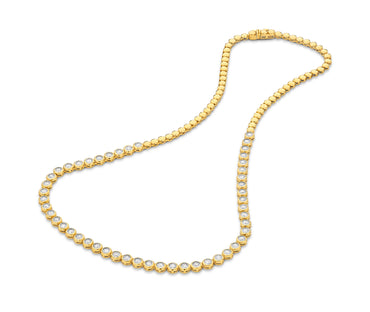 Necklace 9KT 20.44g/18KT 27.26g 2.15ct GH/SI