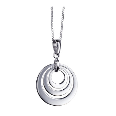 Plain Triple Disc Pendant with 40cm Chain + 5cm Extender