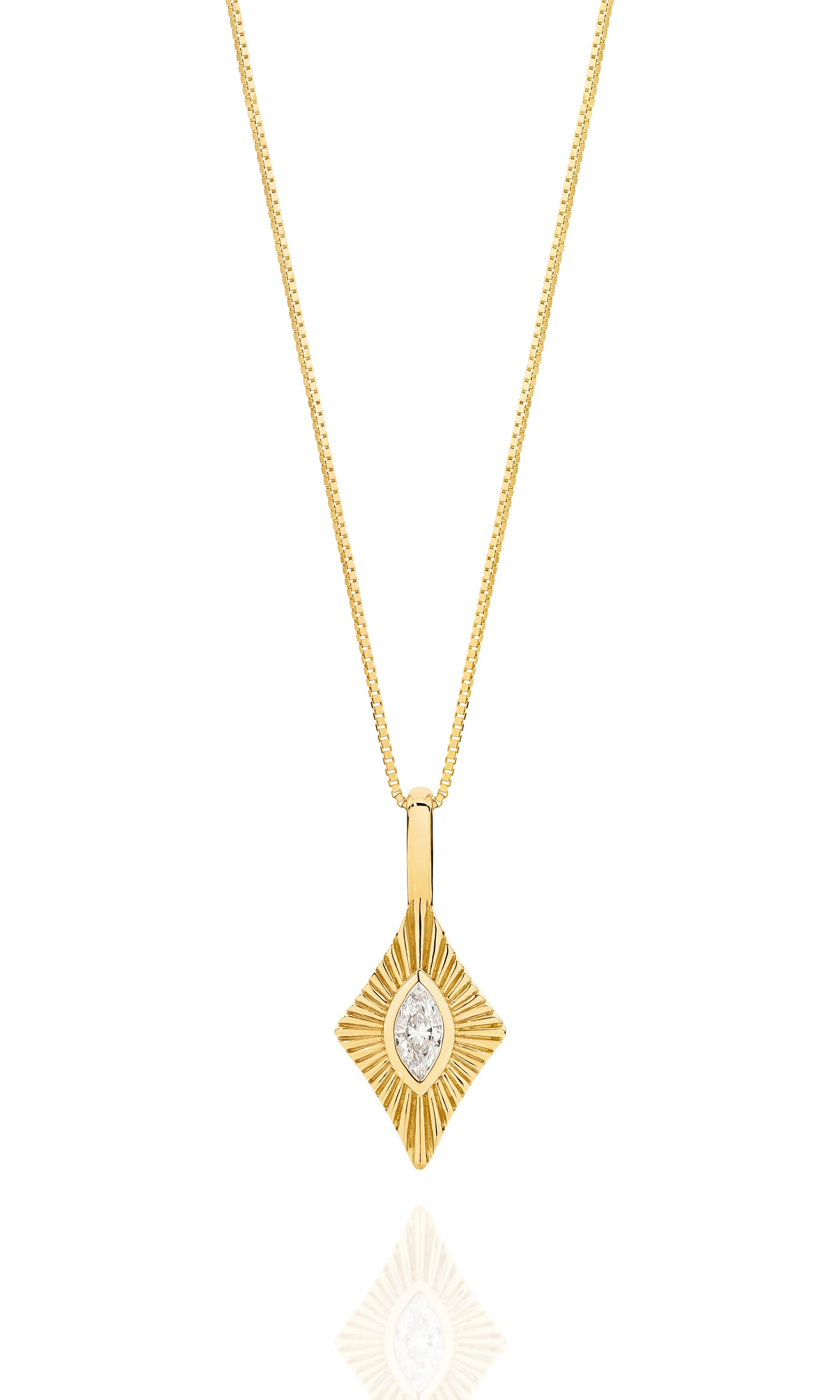 Pendant 9KT 0.9g/18KT 1.26g 0.11ct GH/SI