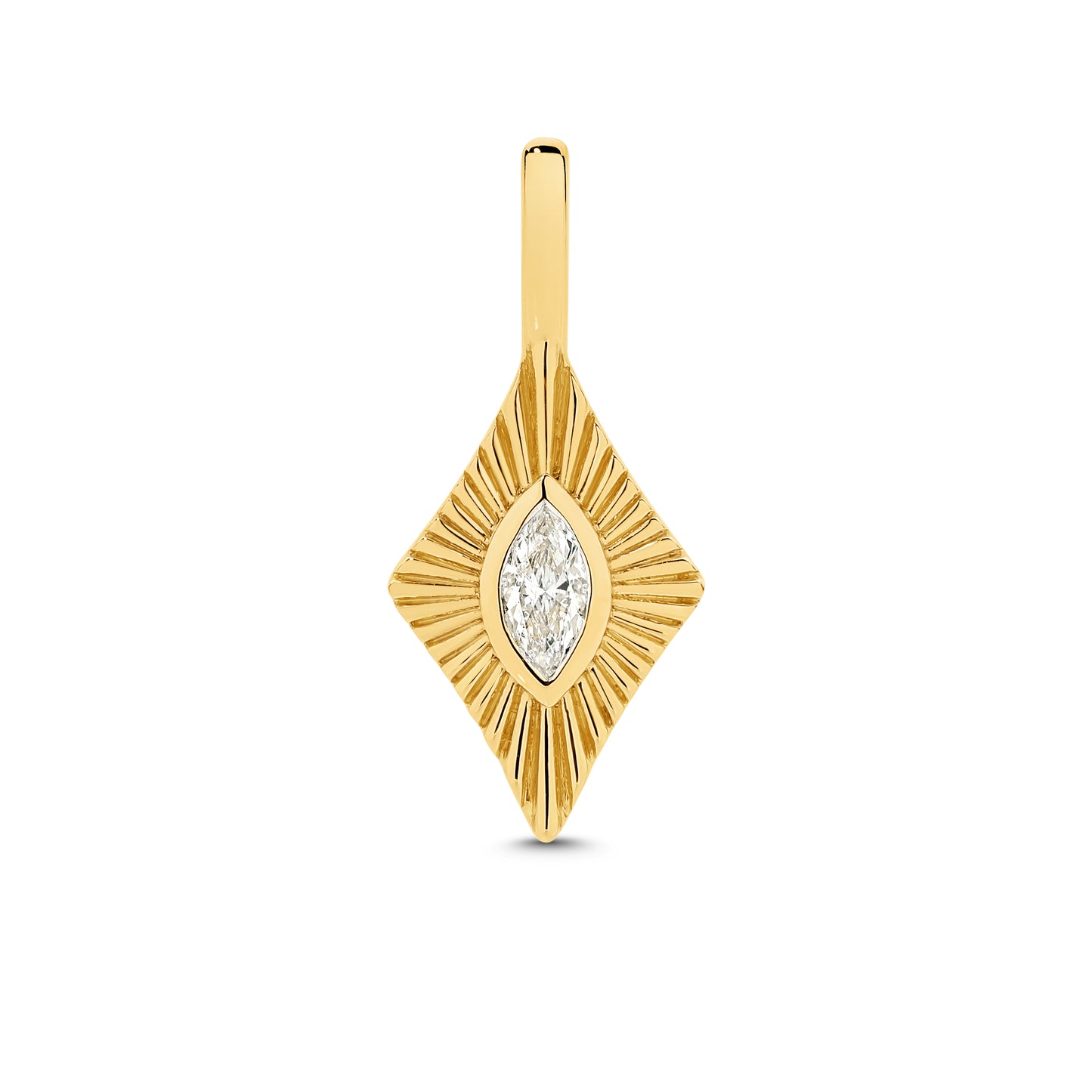 Pendant 9KT 0.9g/18KT 1.26g 0.11ct GH/SI