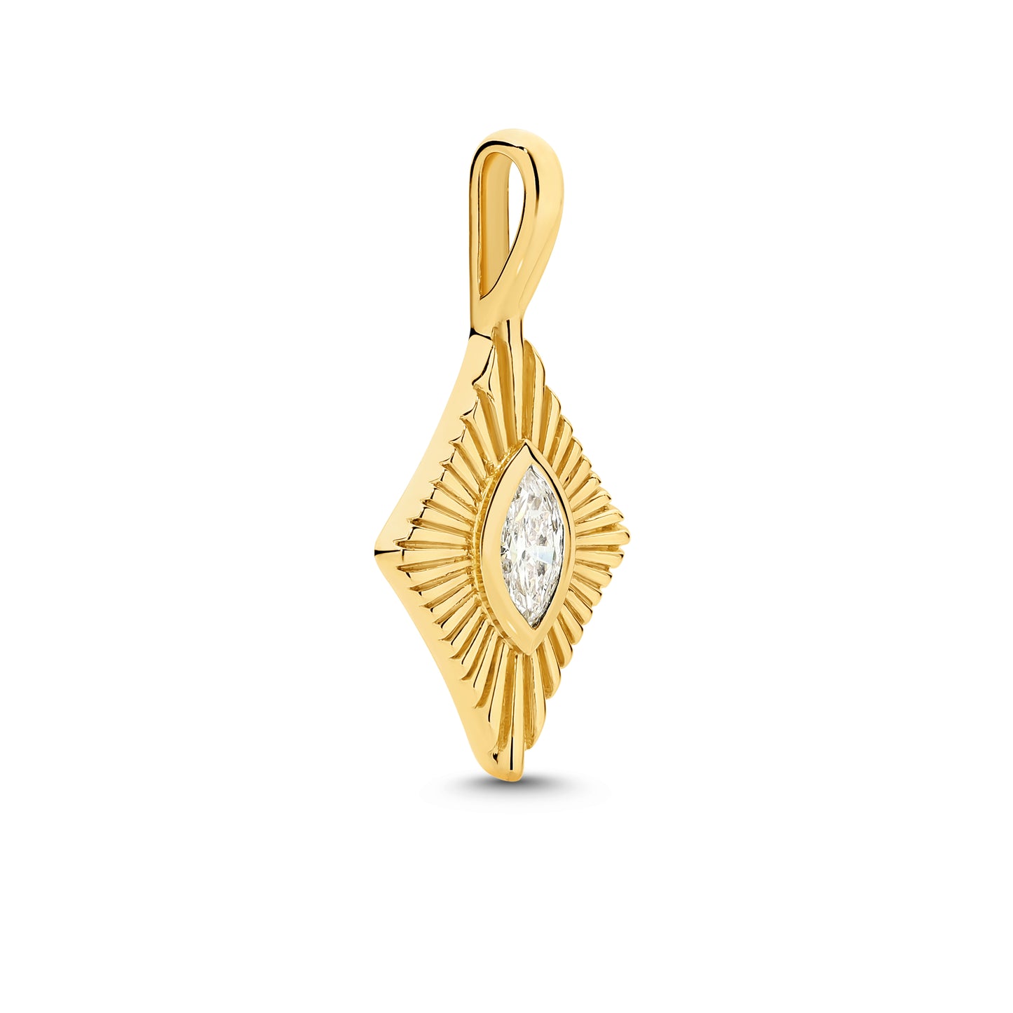Pendant 9KT 0.9g/18KT 1.26g 0.11ct GH/SI