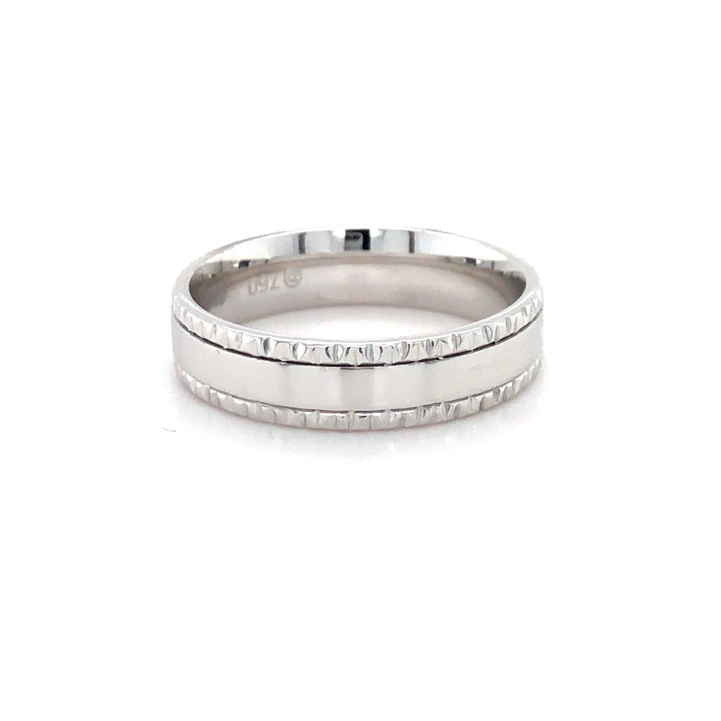 18K WG Wed Band