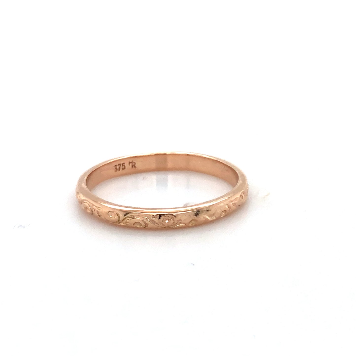 9K RG ENGRAVED BAND