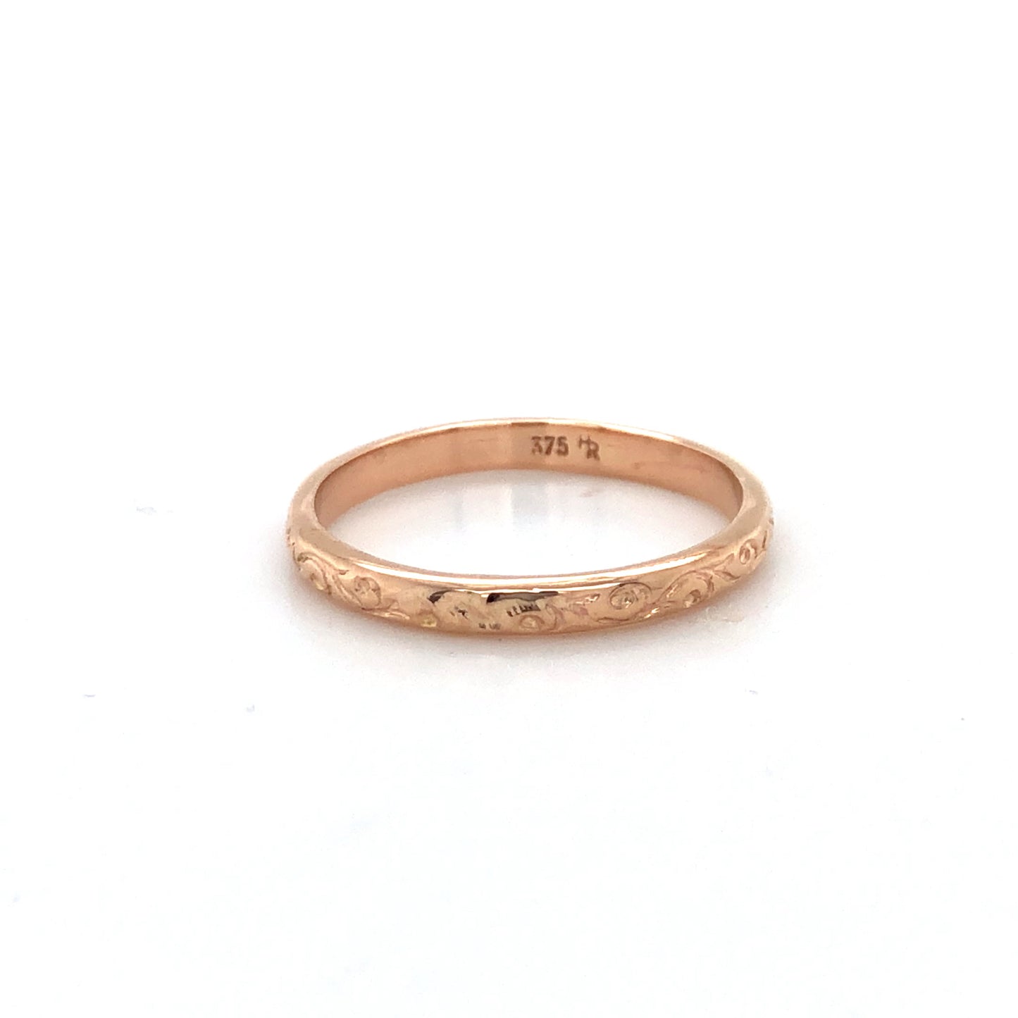 9K RG ENGRAVED BAND