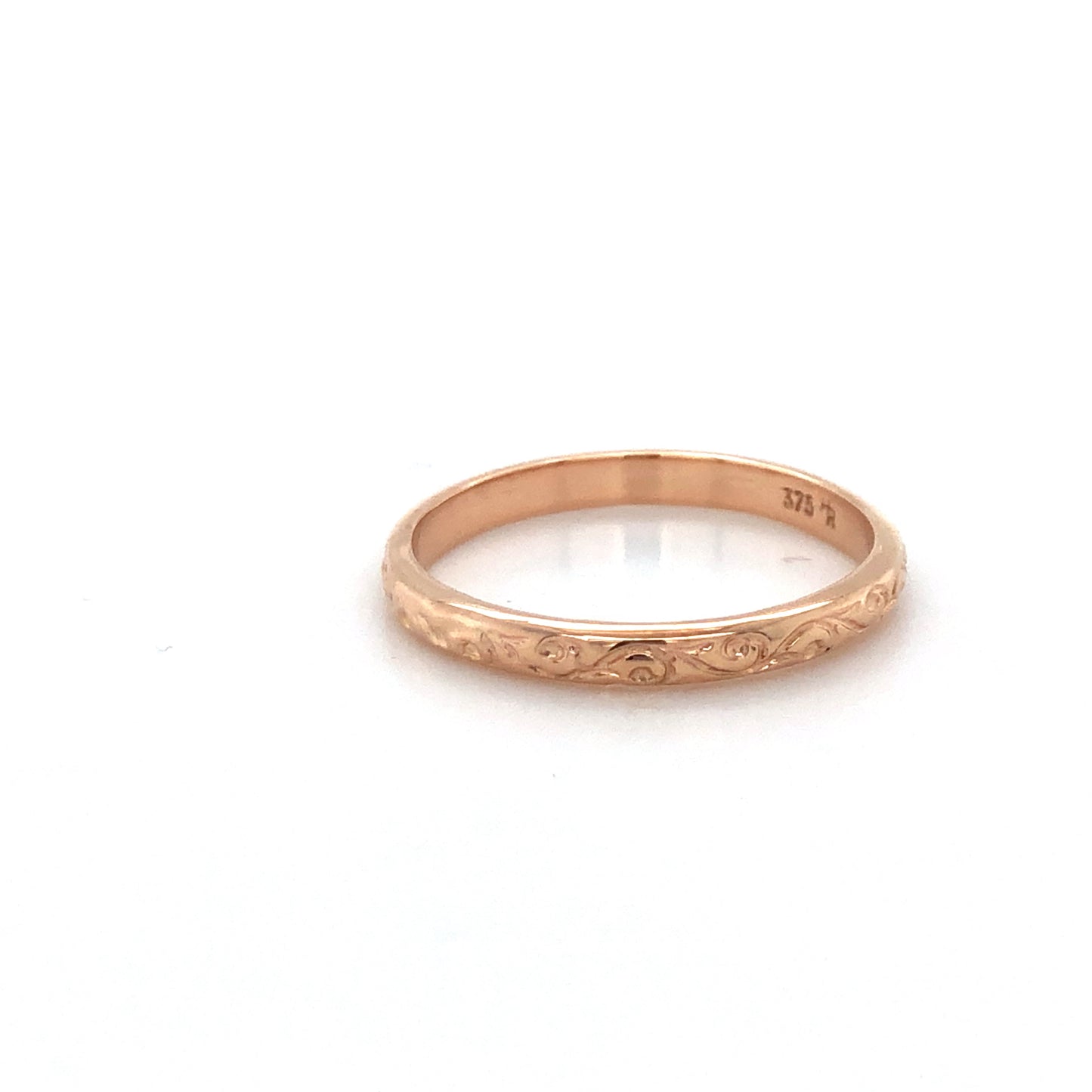 9K RG ENGRAVED BAND