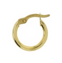 9Y Silver Filled Plain hoop Earrings