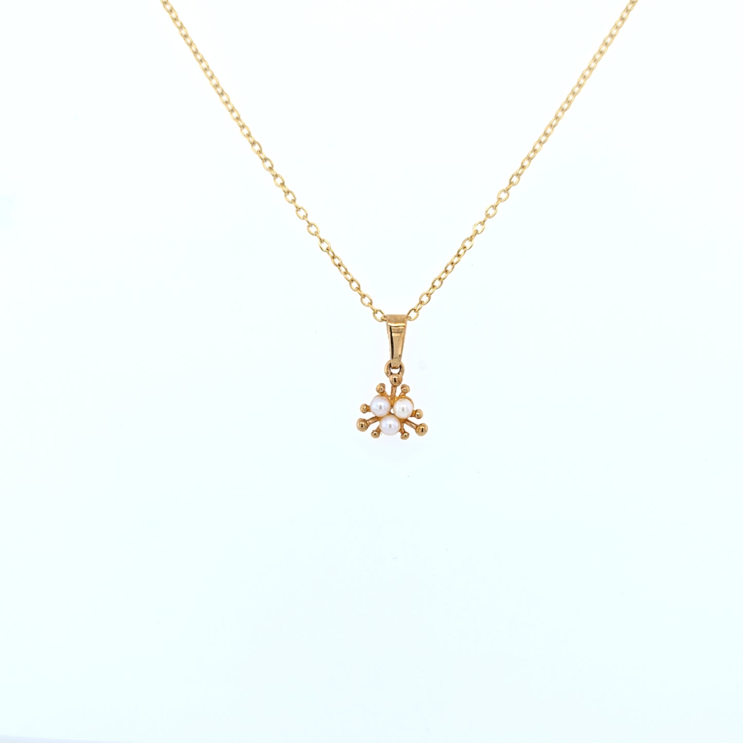 9K YG Harmony Pearl Pendant