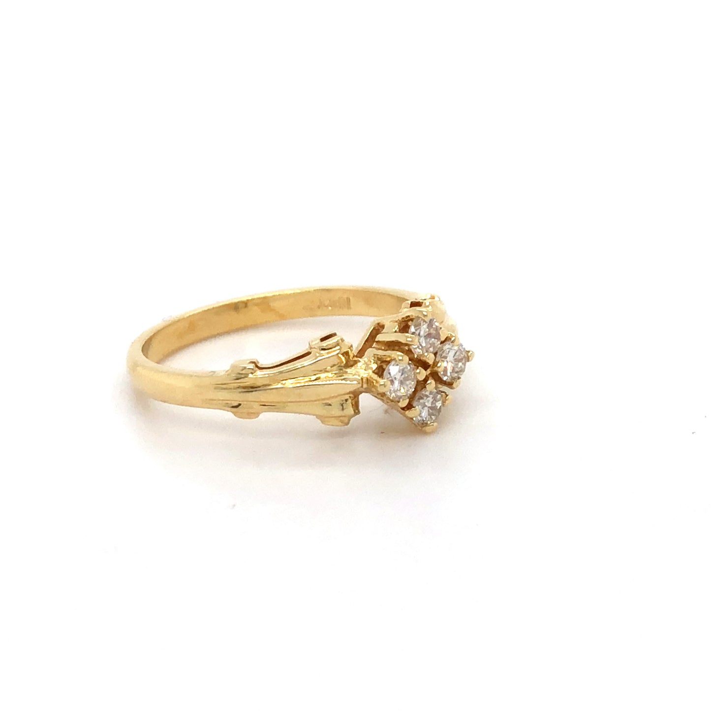 18K DIA RING