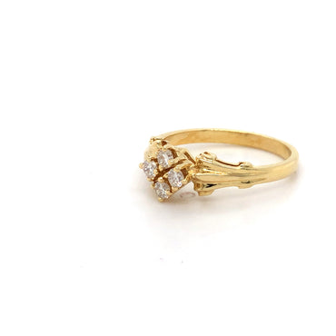 18K DIA RING