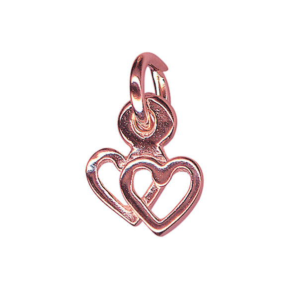 Double Hearts Charm