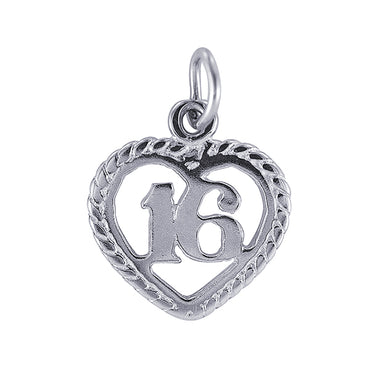 16 In a Heart Charm