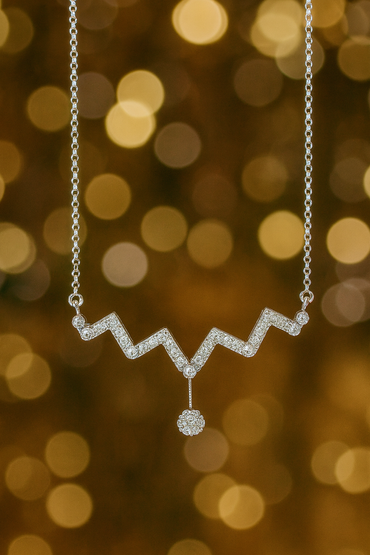 18K WG DIA 2 IN 1 PENDANT