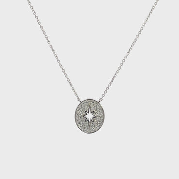 A CHRISTMAS JOURNEY FOLLOW THE STAR PENDANT SILVER