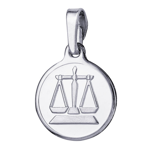 Libra 12mm Round Zodiac