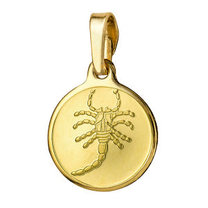 Scorpio 12mm Round Zodiac