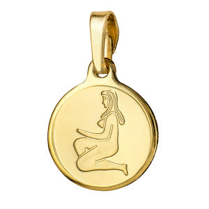 Virgo 12mm Round Zodiac