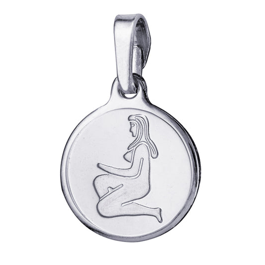 Virgo 12mm Round Zodiac