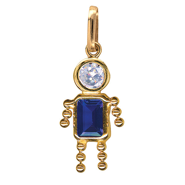 9Y Gem Boy Charm