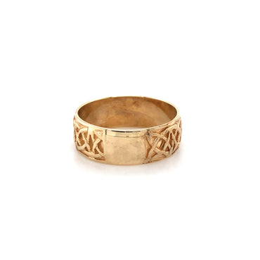 9K YG SOLID CELTIC BAND
