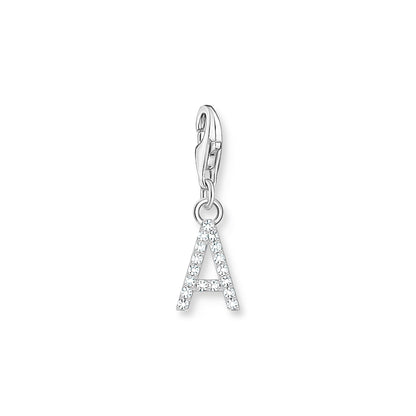 Thomas Sabo Initial Charm Pendant — A, Sterling silver
