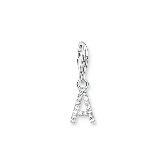 Thomas Sabo Initial Charm Pendant — A, Sterling silver