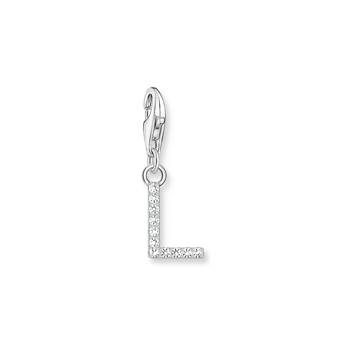 Thomas Sabo Initial Charm Pendant — L, Sterling silver