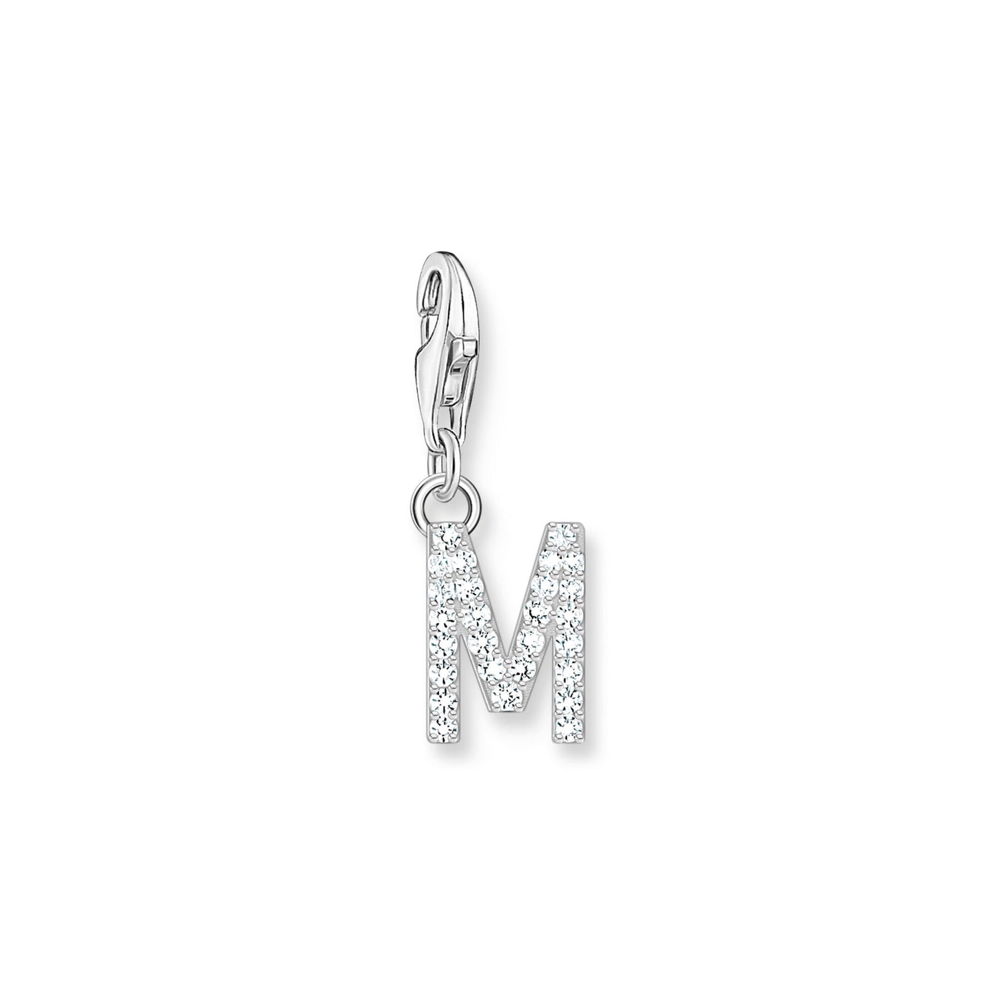Thomas Sabo Initial Charm Pendant — M, Sterling silver