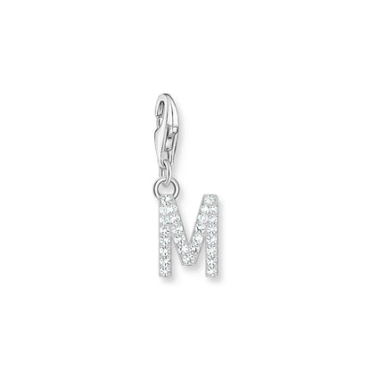 Thomas Sabo Initial Charm Pendant — M, Sterling silver