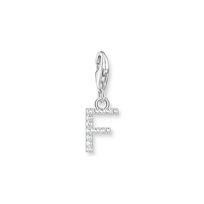 Thomas Sabo Initial Charm Pendant — F, Sterling silver