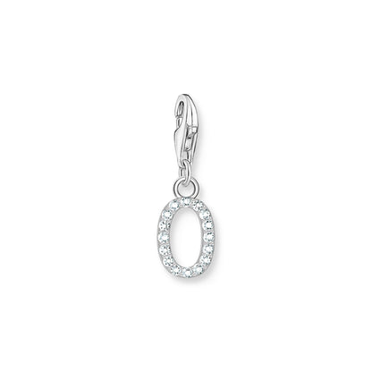 Thomas Sabo Initial Charm Pendant — O, Sterling silver